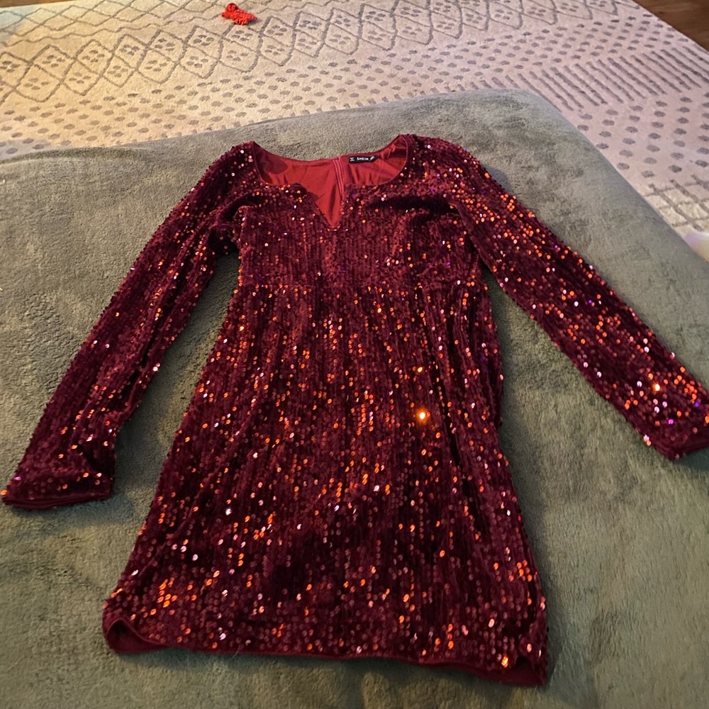 A red shein dress